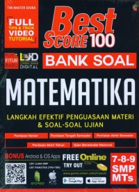 Best score 100 matematika smp/mts 7-8-9