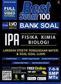 Best score 100 ilmu pengetahuan alam smp/mts 7-8-9