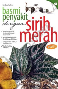 Basmi penyakit dengan sirih merah