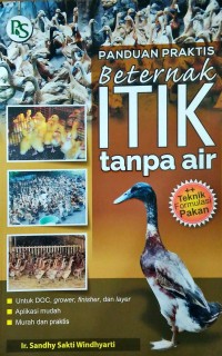 Beternak itik tanpa air