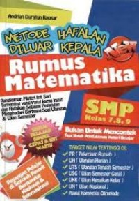 METODE HAFALAN DI LUAR KEPALA RUMUS MATEMATIKA SMP KELAS 7,8,9